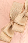 Venti Beige Ribbon Hair Clip | Boutique 1861 close-up