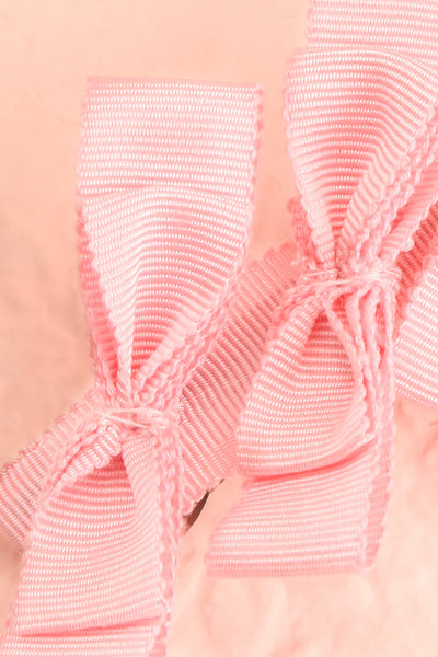 Venti Pink Ribbon Hair Clip | Boutique 1861 close-up