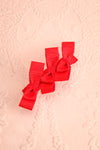 Venti Red Ribbon Hair Clip | Boutique 1861