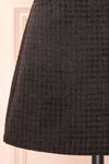 Veranne Black Short A-Line Tweed Skirt| Boutique 1861  bottom