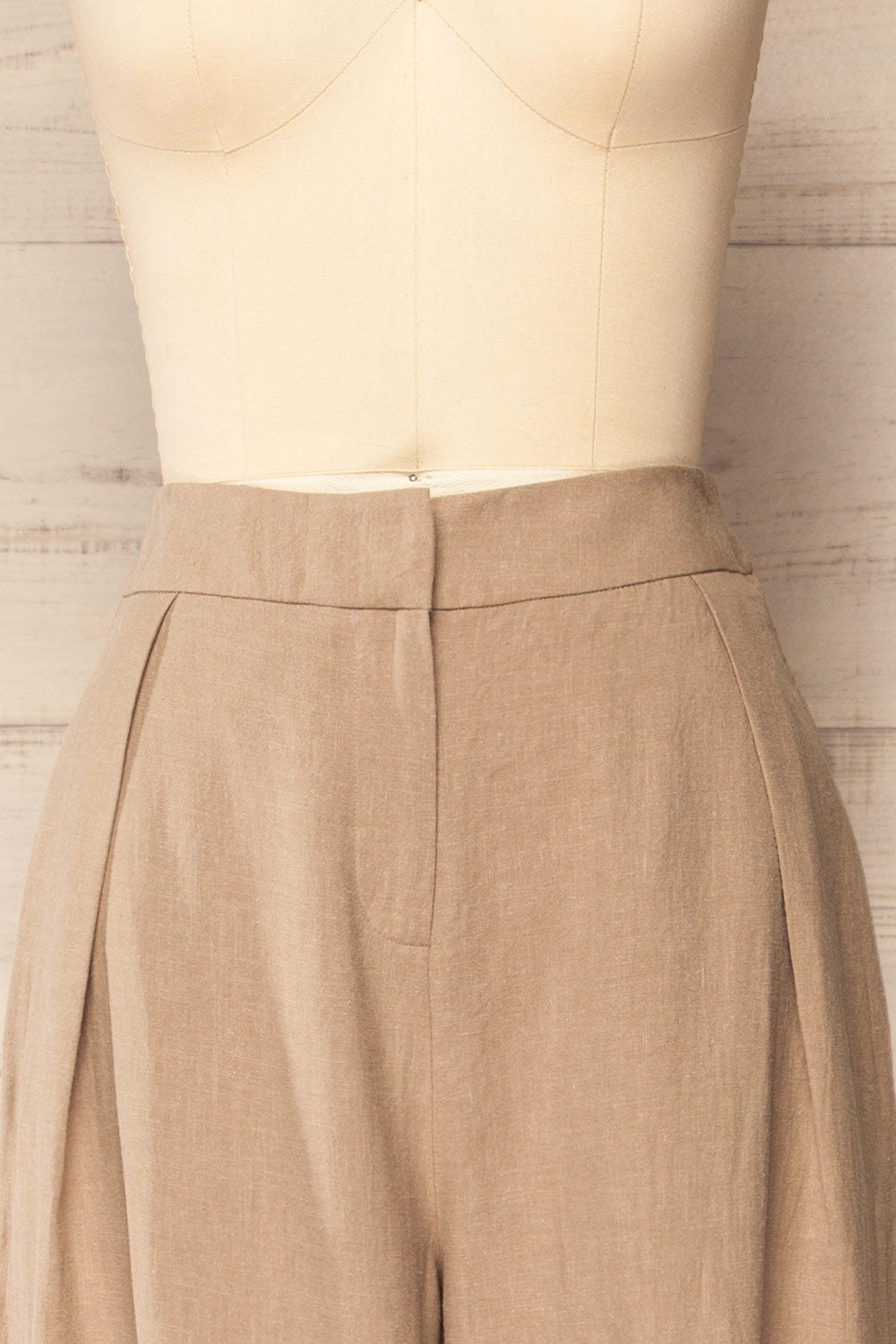 Veraval | Taupe Barrel Cut Pants