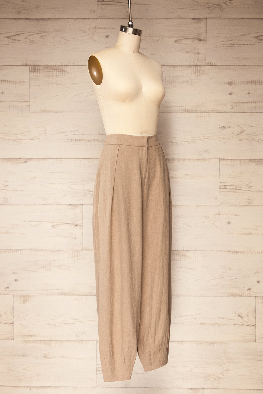 Veraval | Taupe Barrel Cut Pants