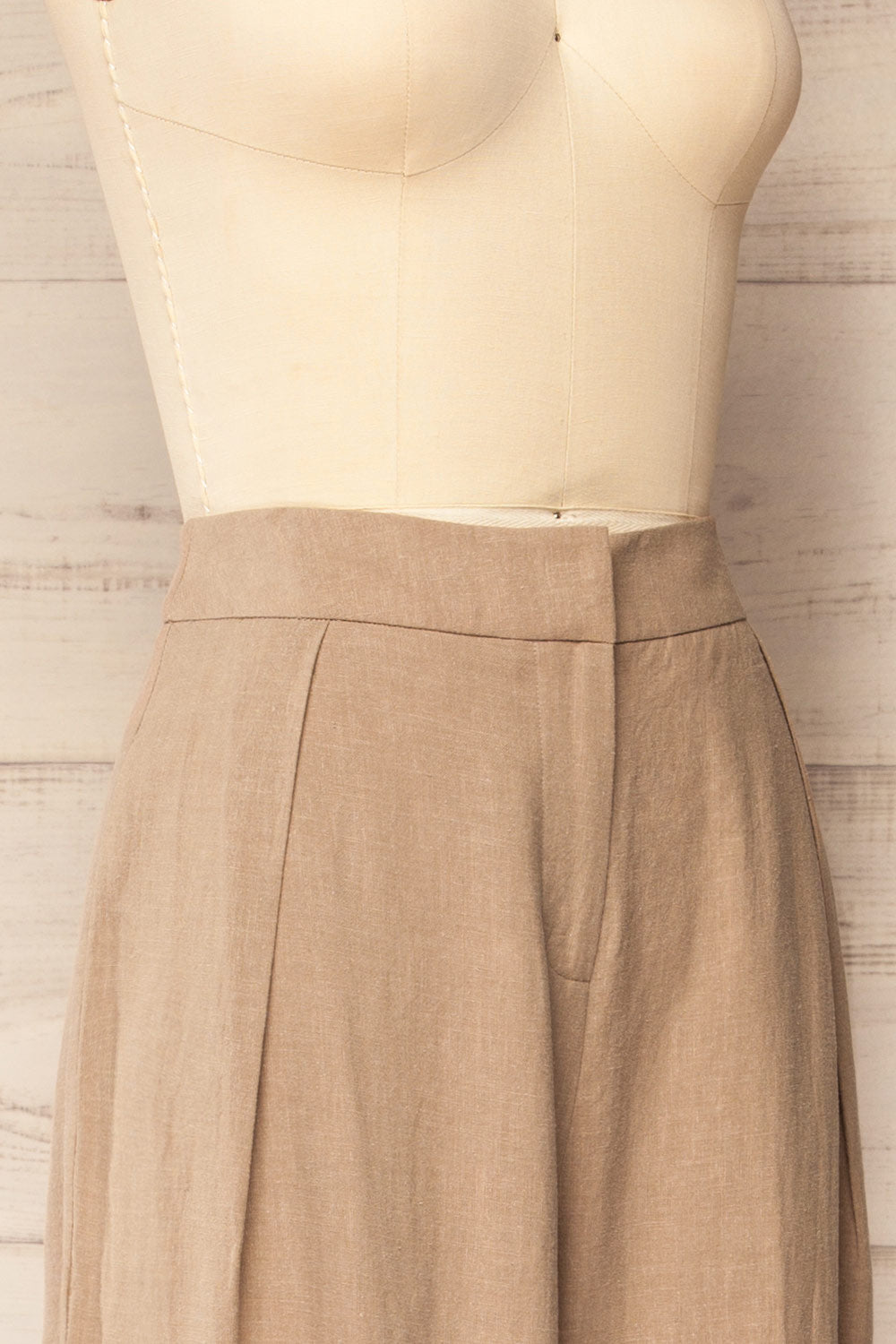 Veraval | Taupe Barrel Cut Pants