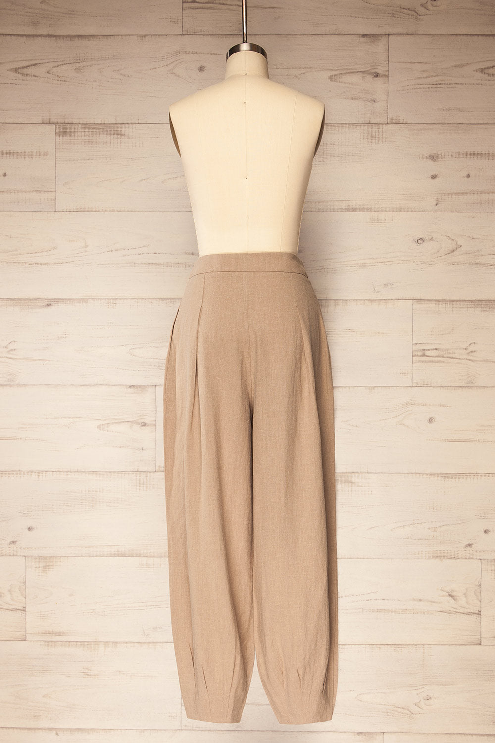 Veraval | Taupe Barrel Cut Pants