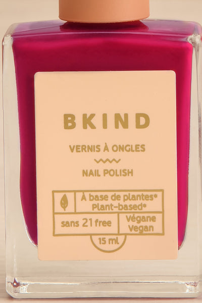 Eternel Dark Pink Nail Polish by BKIND | Maison garçonne close-up