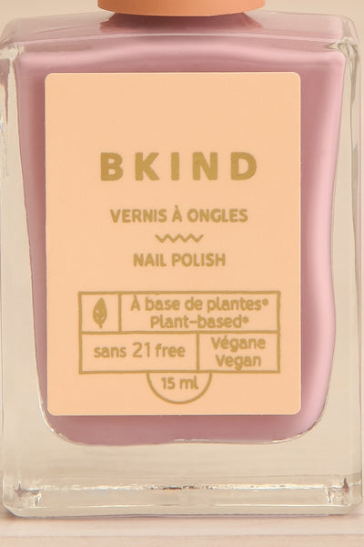 Wannabe Nude Purple Nail Polish by BKIND | Maison garçonne close-up