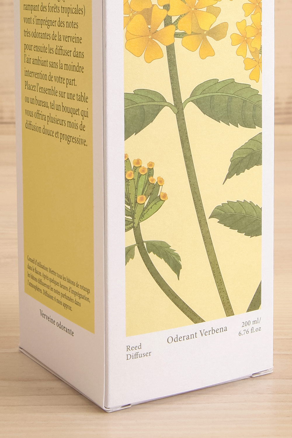 Odorant Verbena Reed Diffuser by Theorie Botanique | Maison garçonne box close-up