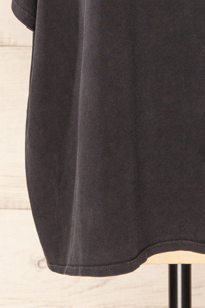 Viedma Black Oversized Faded Look T-Shirt | La petite garçonne bottom