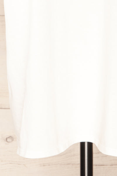 Viedma White Oversized Faded Look T-Shirt | La petite garçonne bottom