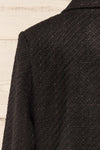 Viltrum Black Tweed Blazer w/ Gold Buttons | La petite garçonne back