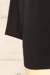 Vincennes Black Round Collar 3/4 Sleeve Shirt | La petite garçonne bottom