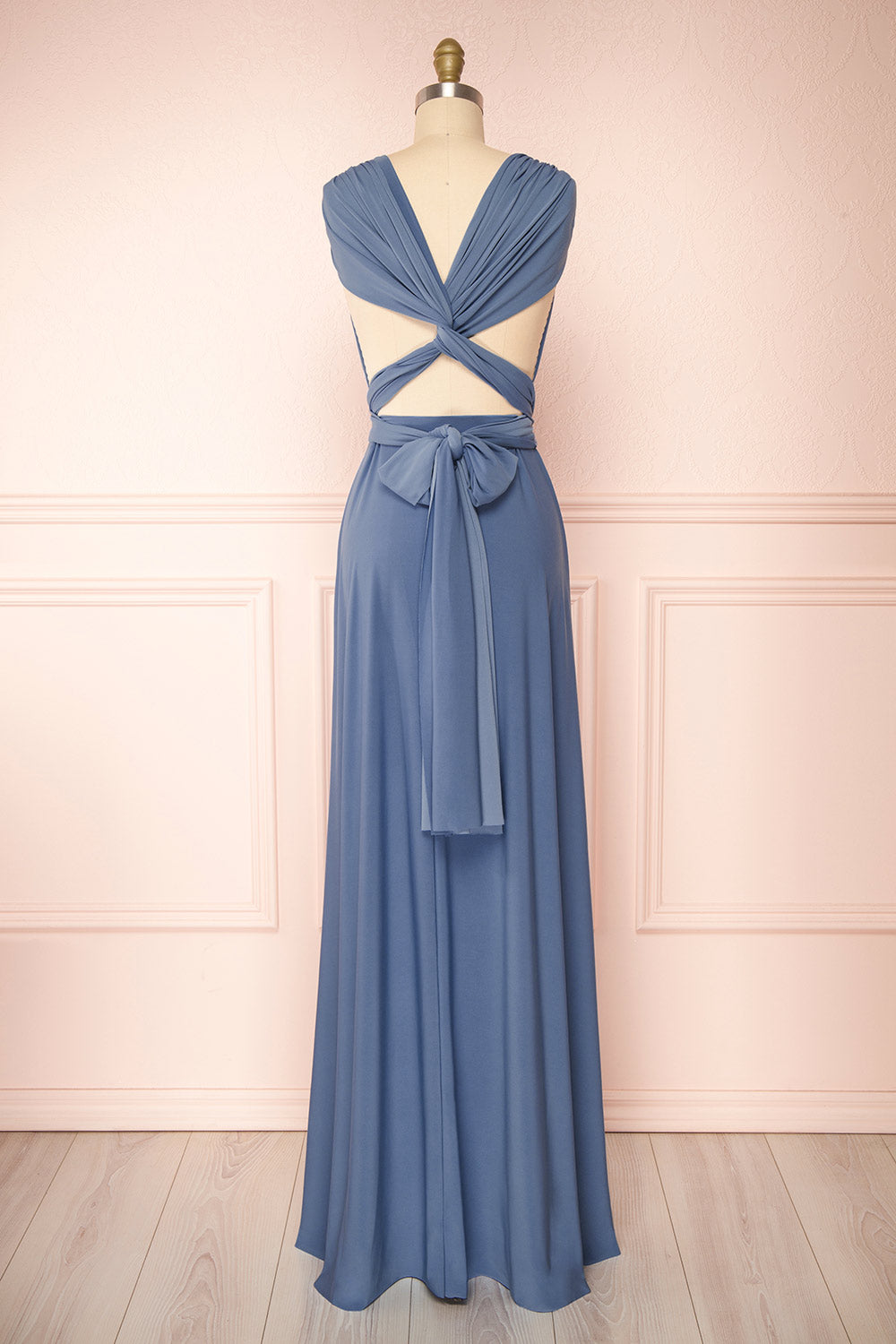 Violaine Blue | Convertible Maxi Dress