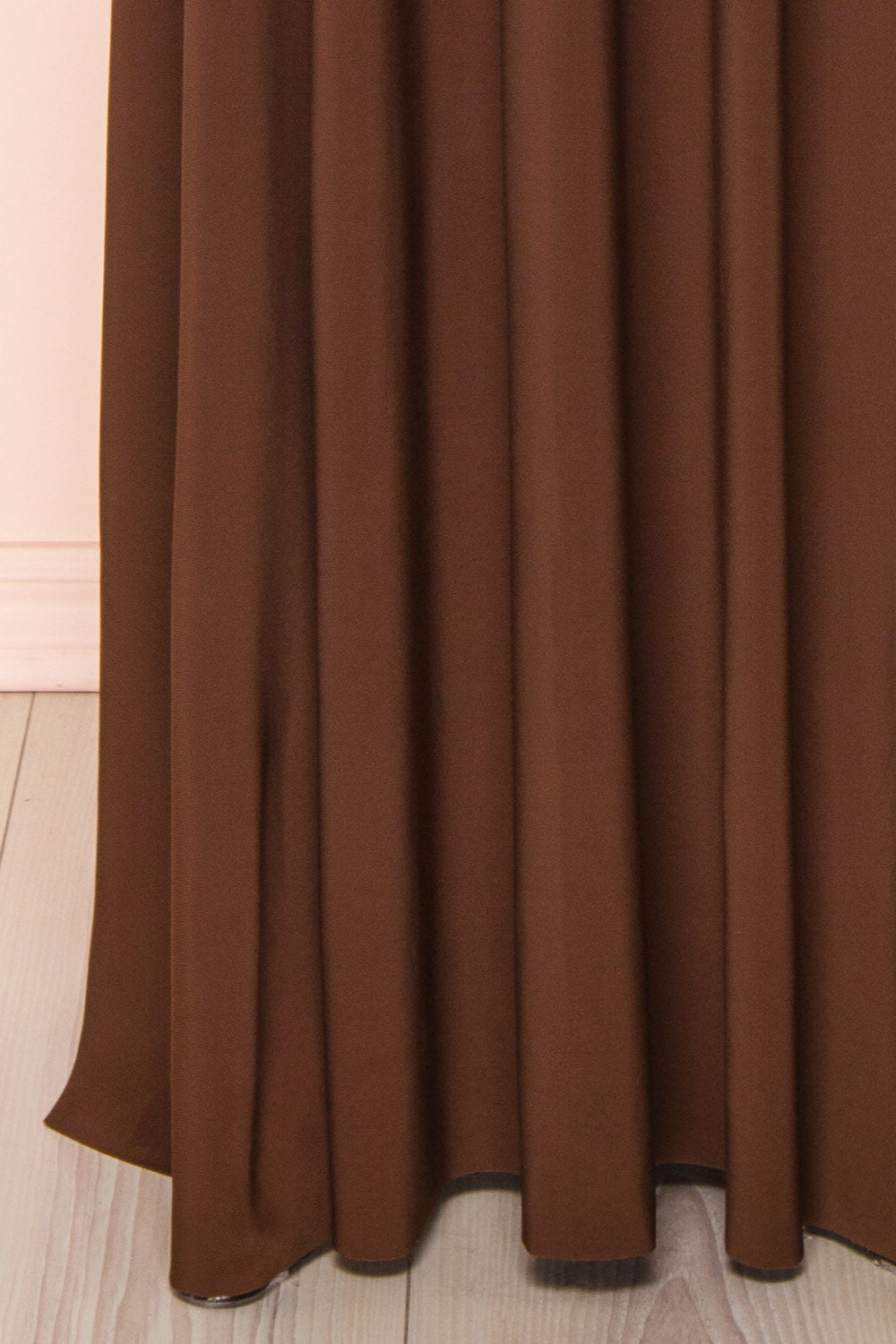 Violaine Brown Convertible Maxi Dress | Boutique 1861 bottom 