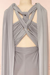 Violaine Grey Convertible Maxi Dress | Boutique 1861 back