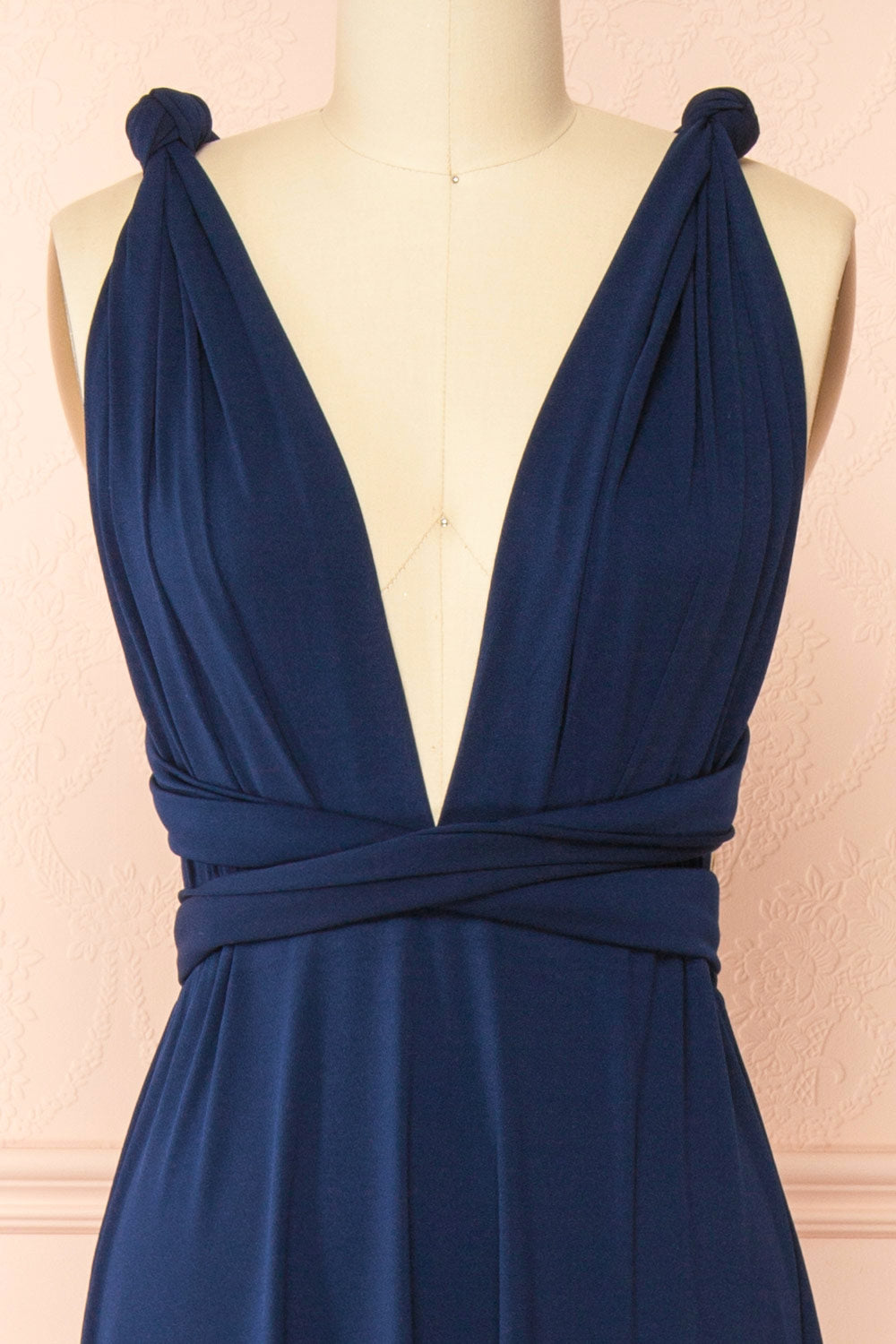 Violaine Navy Convertible Maxi Dress | Boutique 1861 knot
