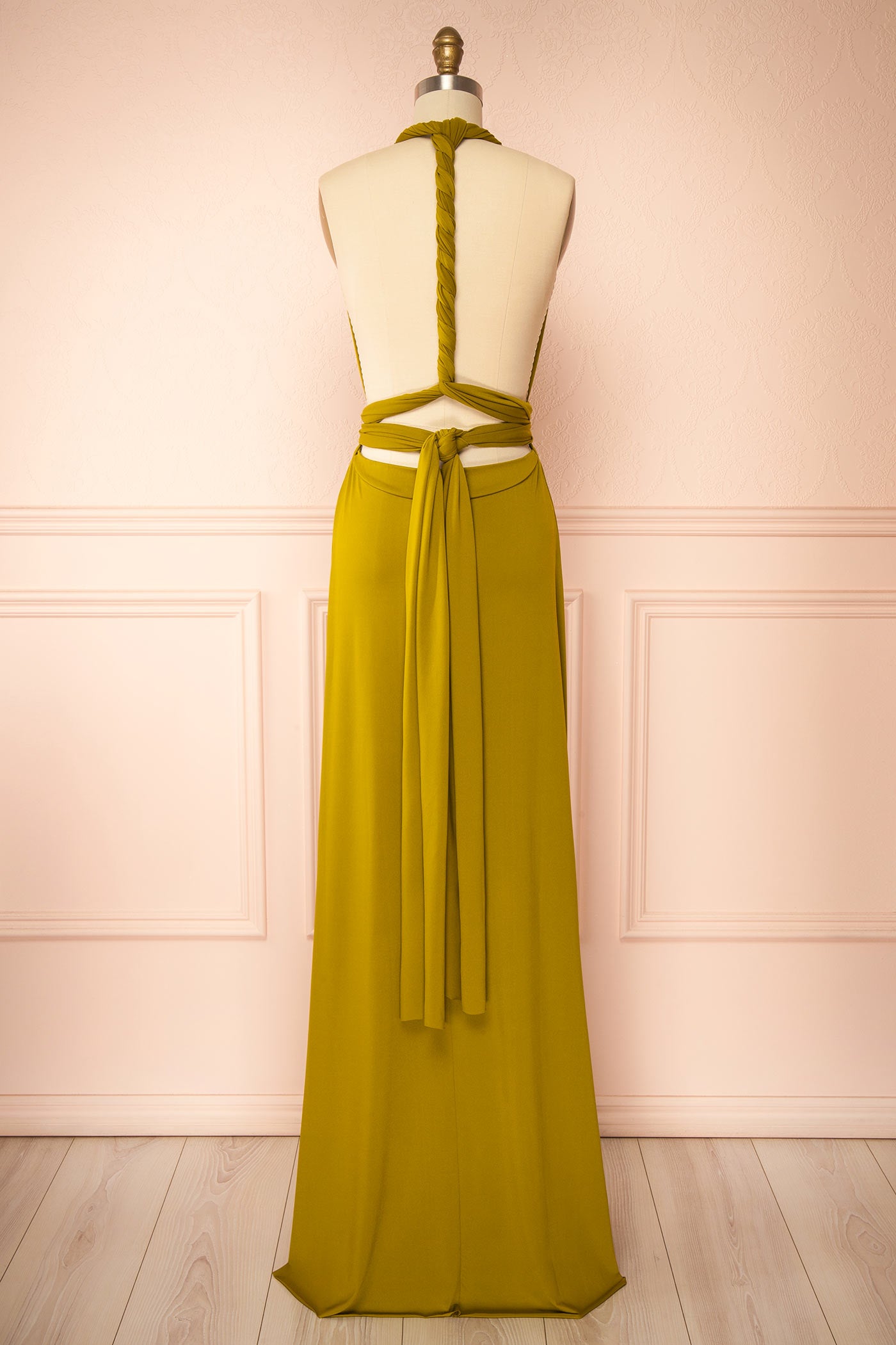 Violaine Olive | Robe Longue Convertible