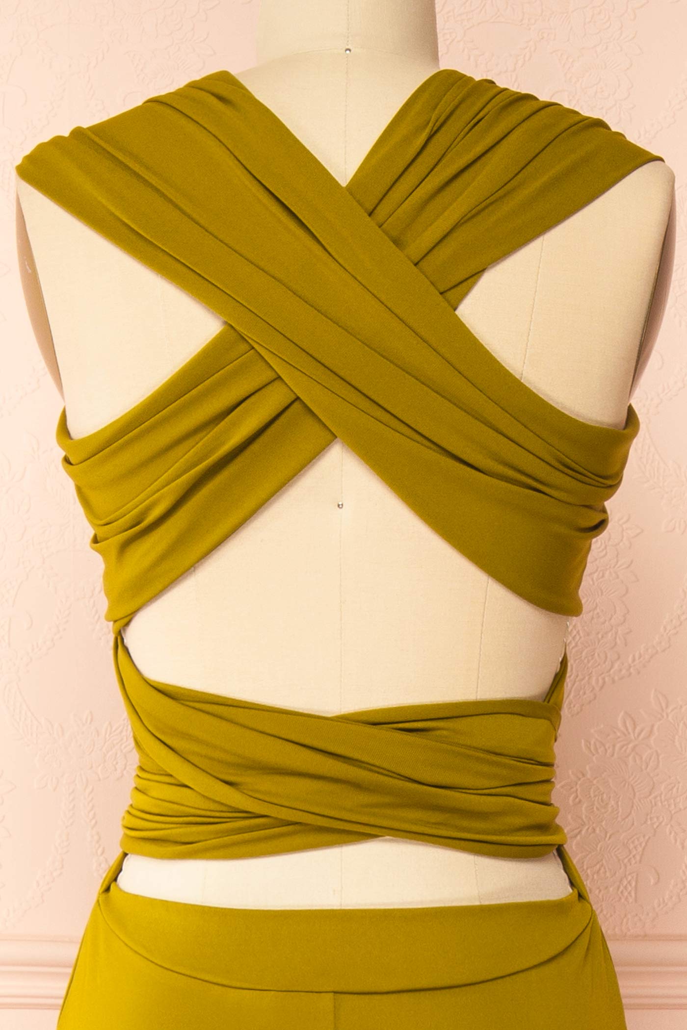 Violaine Olive | Robe Longue Convertible