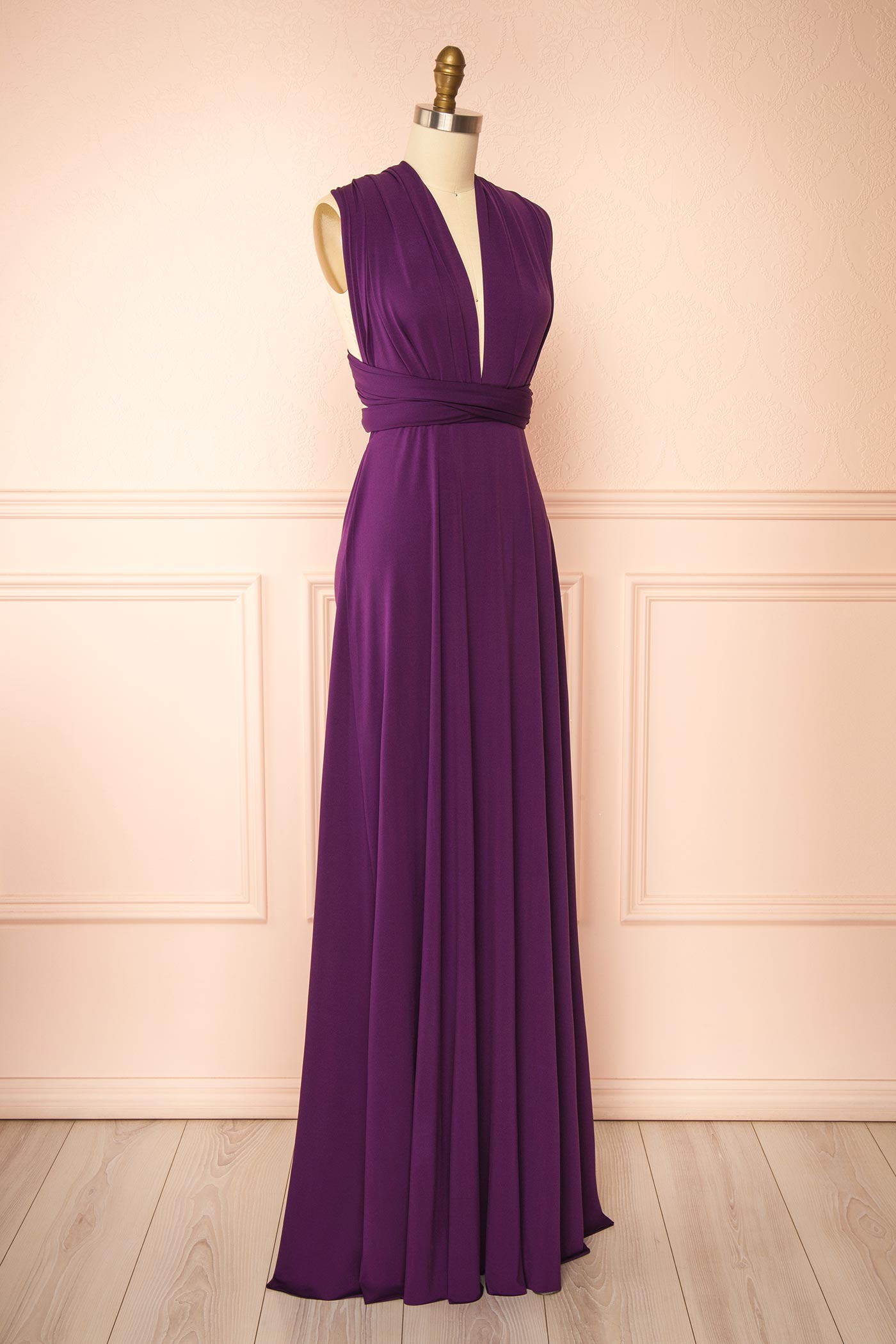 Violaine Violet | Robe Longue Convertible