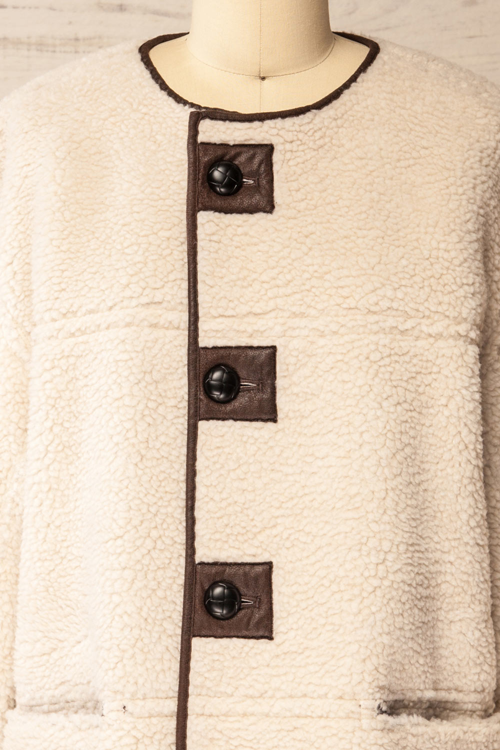 Vista Reversible Faux Leather Loose Jacket | La petite garçonne front