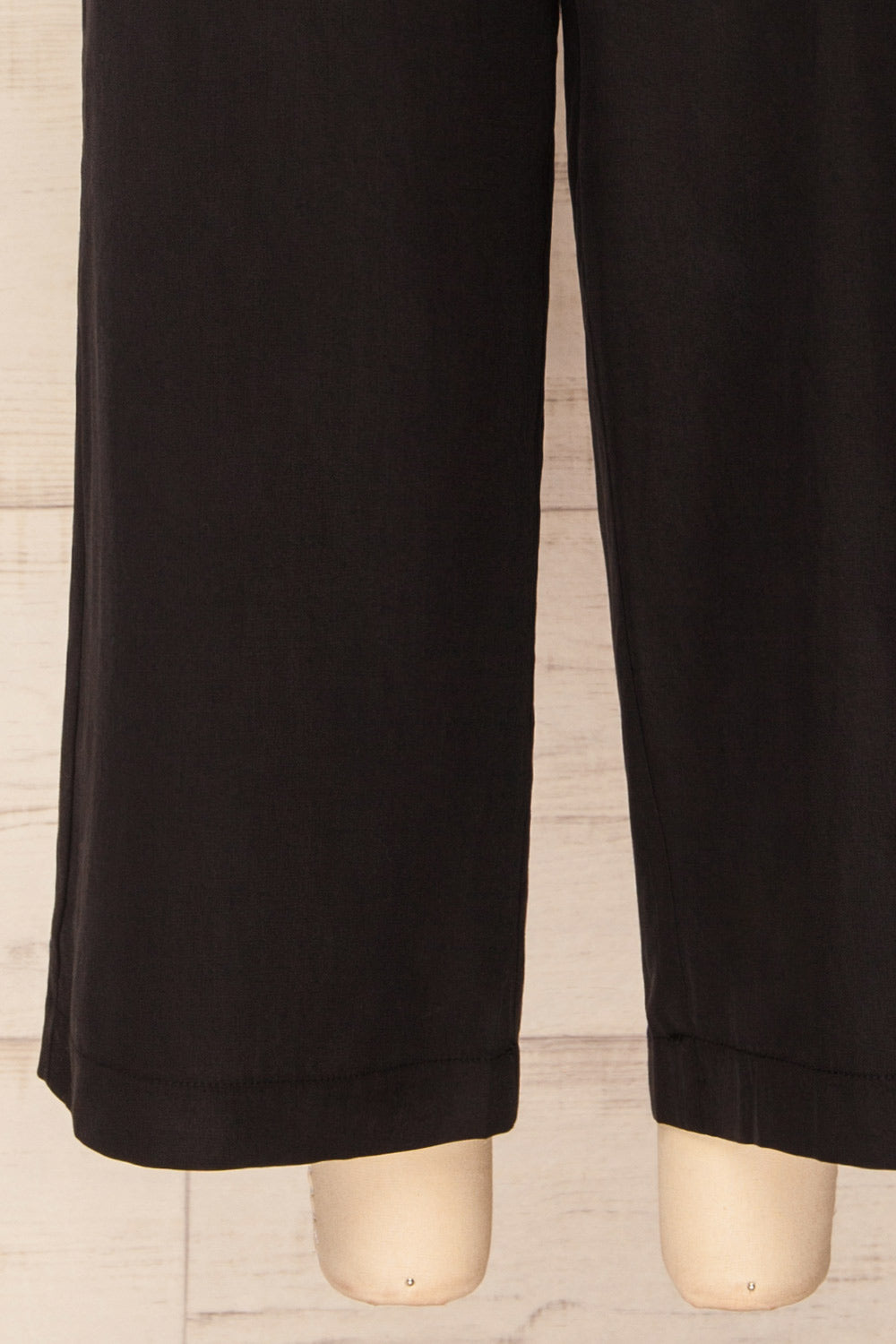 Waterville Cropped Black Wide-Leg Pants | La petite garçonne  bottom 