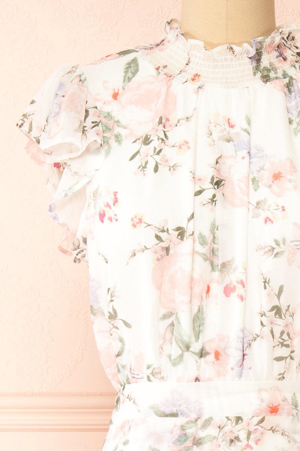 Wavyla Midi Sleeveless Floral Dress | Boutique 1861  front