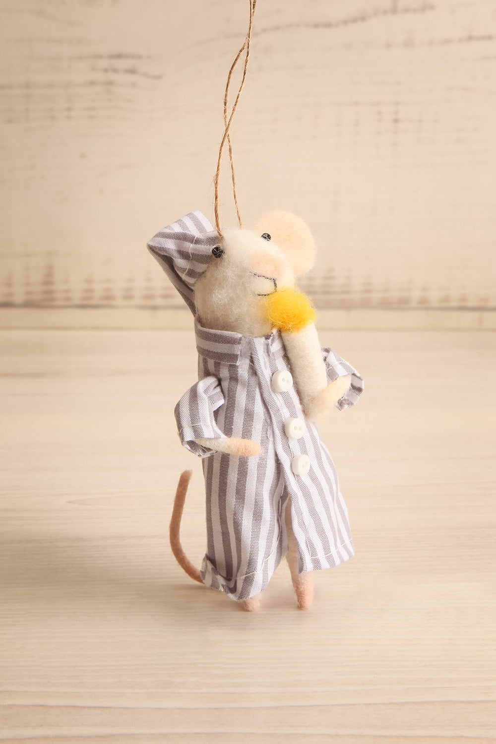Pyjama Mouse Holiday Ornament | Maison garçonne wee wilky winky