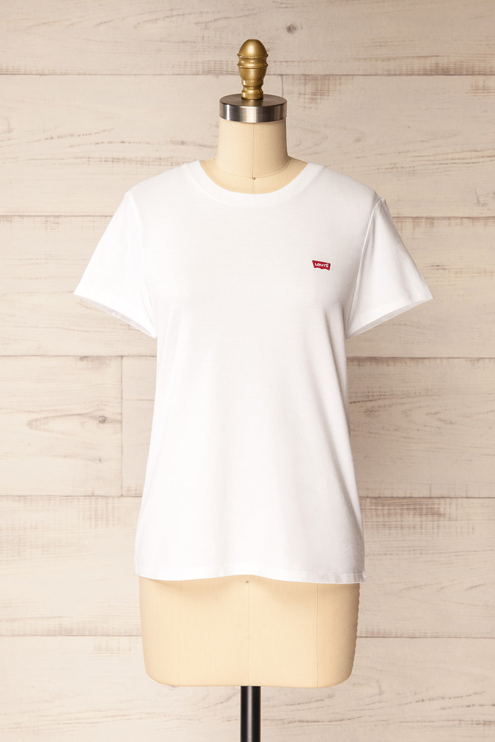 Welby White Cotton T-Shirt | La petite garçonne front view