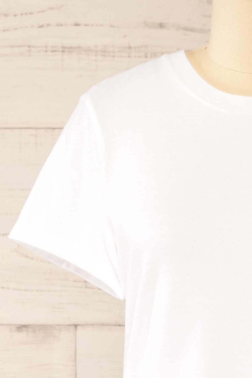 Welby White Cotton T-Shirt | La petite garçonne front