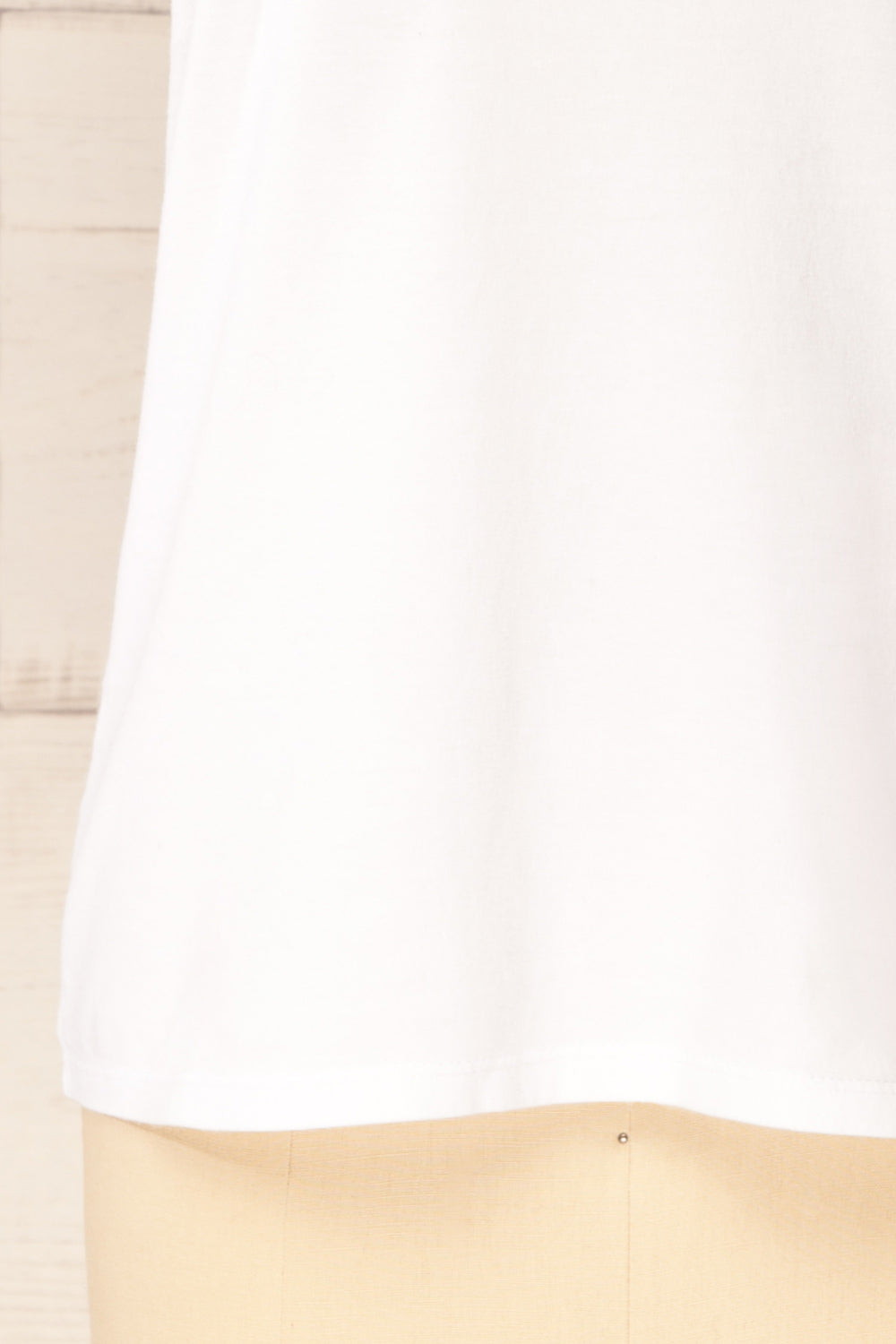 Welby White Cotton T-Shirt | La petite garçonne bottom