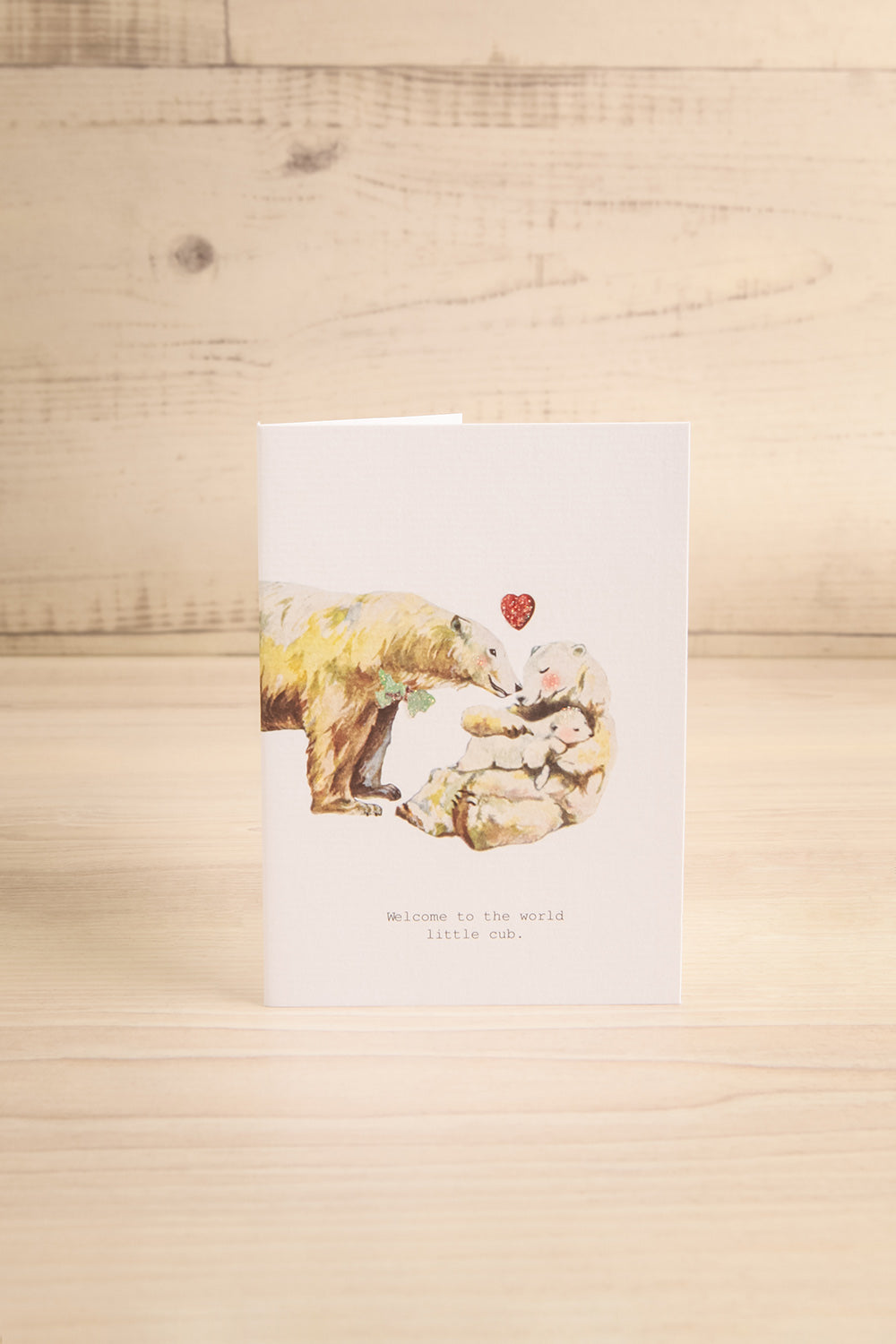 CARTE DE SOUHAITS | WELCOME TO THE WORLD LITTLE CUB