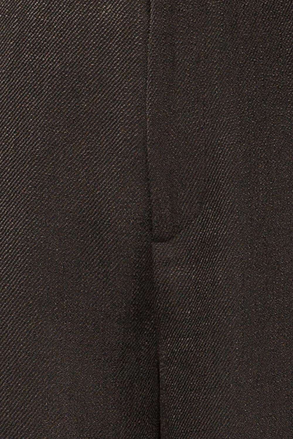 Wingston Black Wide-Leg Pants | La petite garçonne fabric 