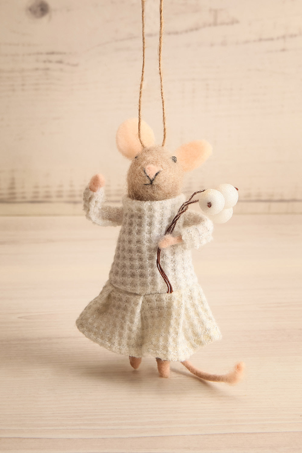 Winter Mouse Holiday Ornament | Maison garçonne wendy