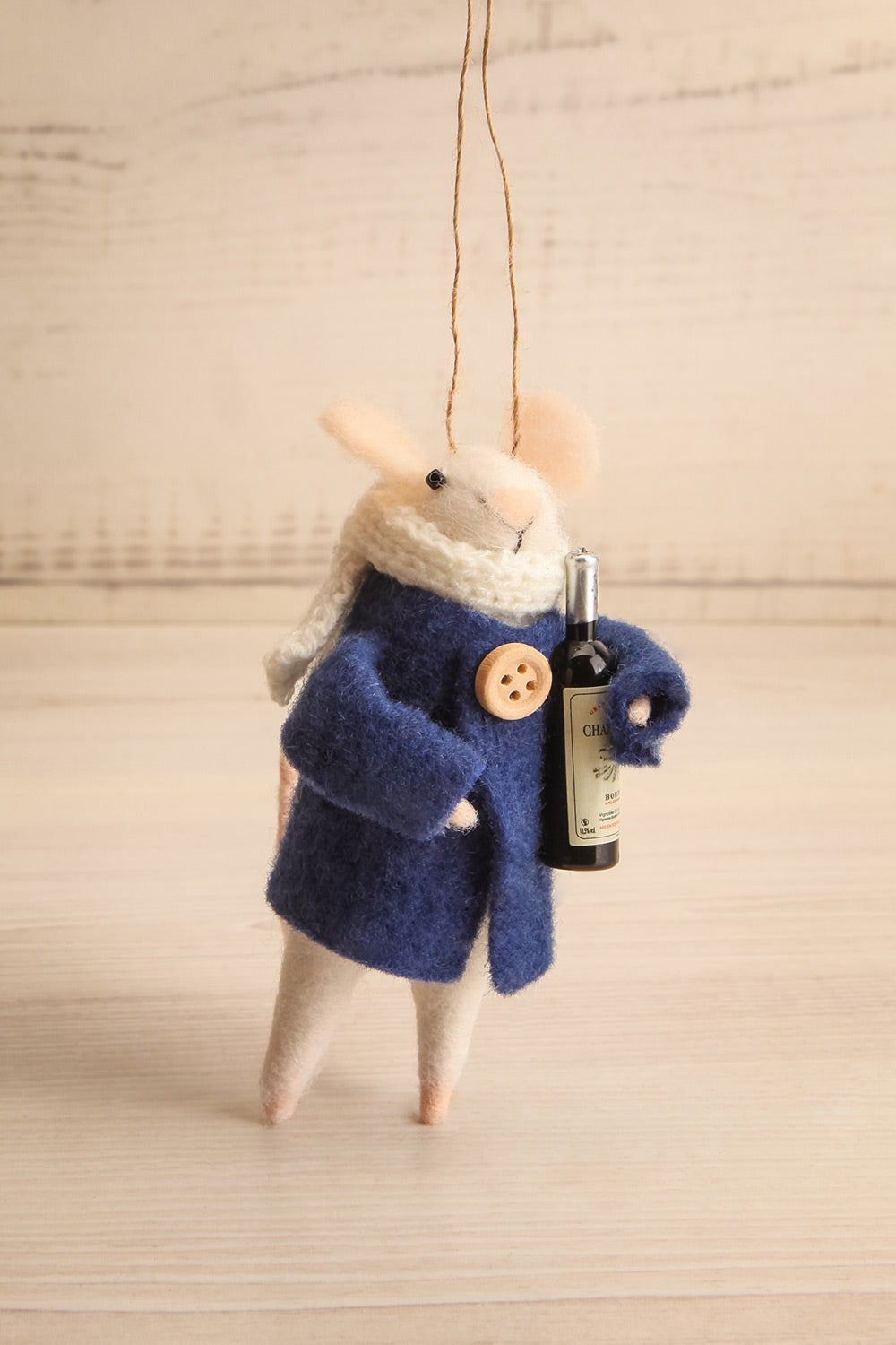 Wine Mouse Holiday Ornament | Maison garçonne winter wine