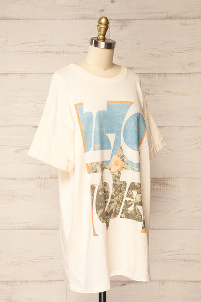 Woodstock Graphic Oversized T-Shirt | La petite garçonne side view