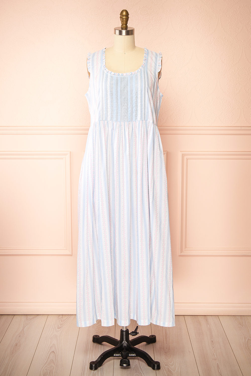 Wrenlee Sleeveless Nightgown with Pockets by April Cornell | Boutique 1861 front view