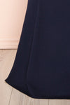 Xylia Navy One Sleeve Maxi Dress | Boutique 1861 bottom