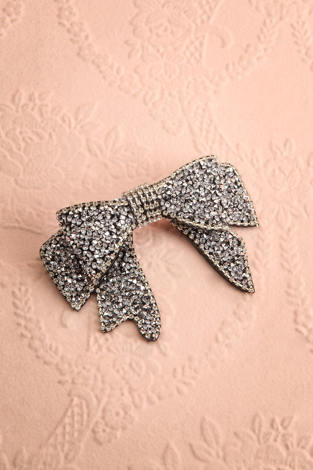 Yael Bow Hair Clip w/ Crystals | Boutique 1861