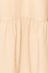 Yanna Beige Waffled Midi Skirt | Boutique 1861 fabric
