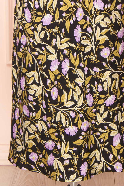 Yasmina Long Black Floral Skirt | Boutique 1861 bottom