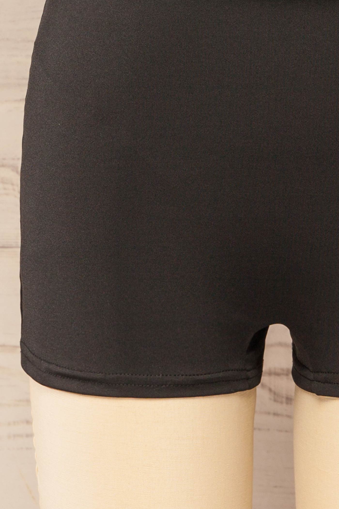 Yelizovo Black Short Dress with Built-In Shorts | La petite garçonne shorts