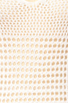 Yeri White Crochet Midi Dress w/ Fringes | La petite garçonne  fabric