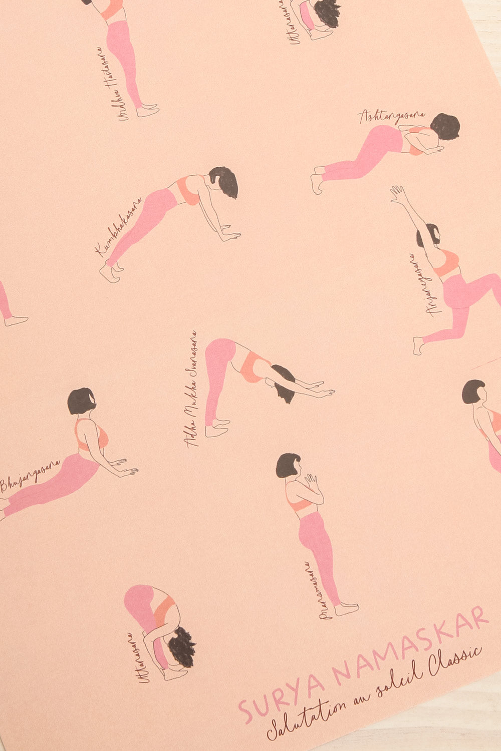 Yoga Art Print | Maison Garçonne close-up