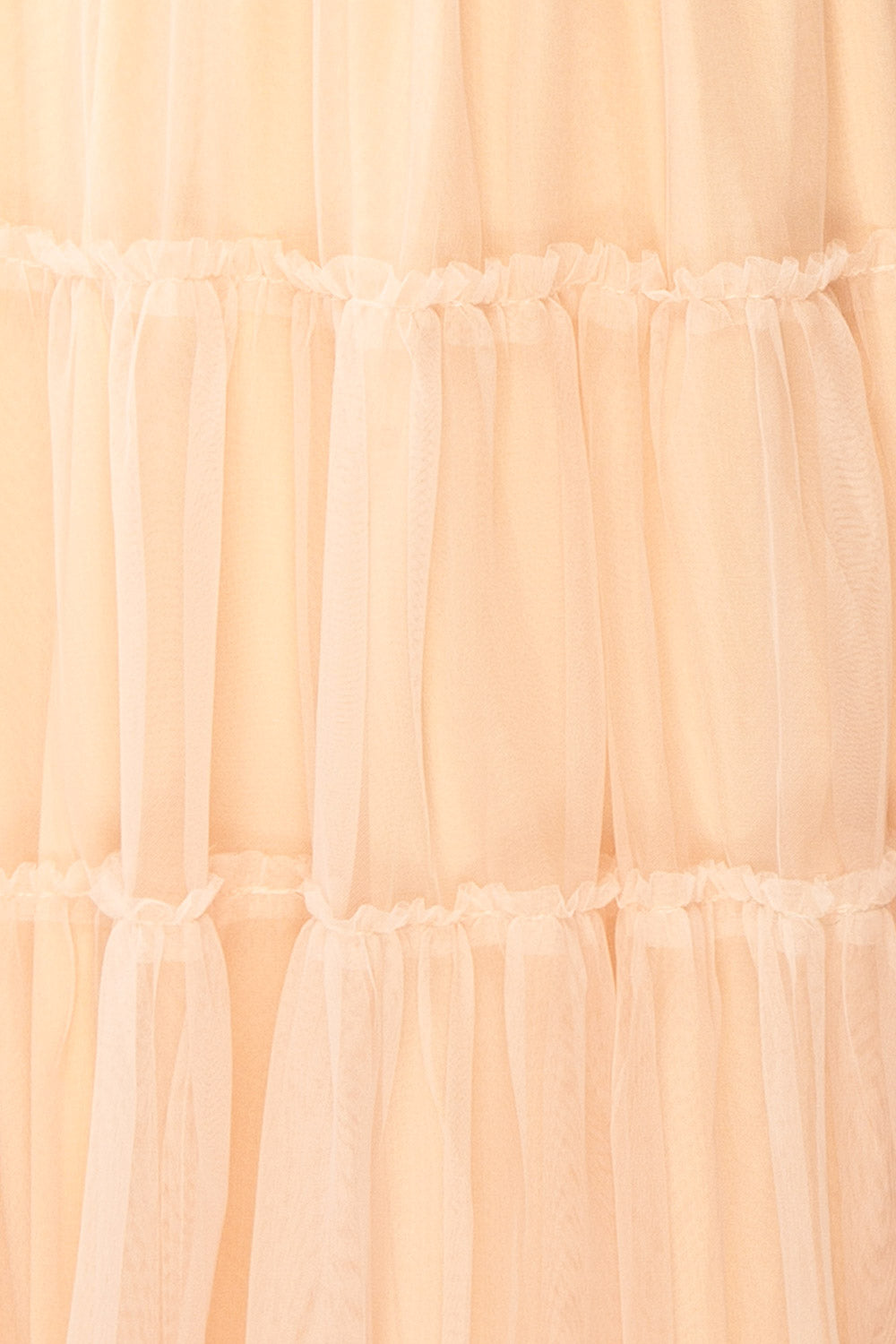 Yotsuba Blush Tiered Tulle Midi Skirt | Boutique 1861  fabric 