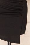 Yozgat Black Short Skirt w/ Asymmetrical Hem | La petite garçonne bottom