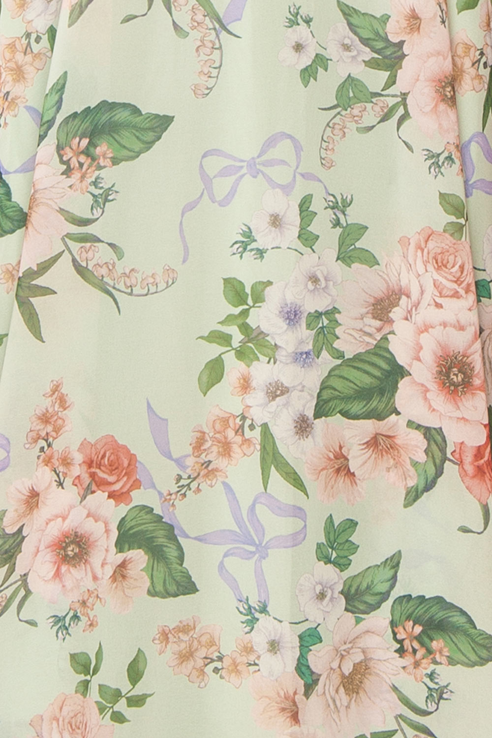 Yujun Maxi Floral Dress with Sweetheart Neckline | Boutique 1861 fabric 