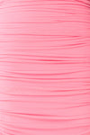 Yurtof Pink Fitted Ruched Midi Dress | La petite garçonne fabric