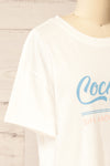 Yvan Ivory "Cocktails" T-Shirt | La petite garçonne side