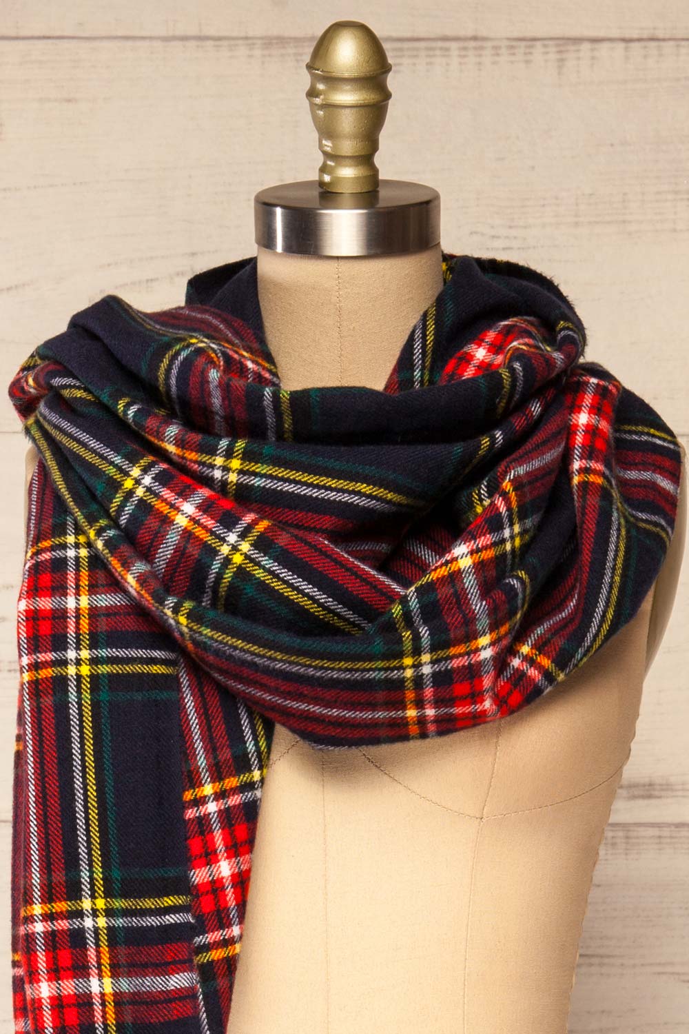 Zapolli Plaid Scarf | La petite garçonne shawl