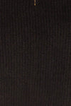 Zigong Black High Neck Collar w/ Zipper | La petite garçonne fabric