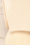 Zigong Ivory High Neck Collar w/ Zipper | La petite garçonne bottom